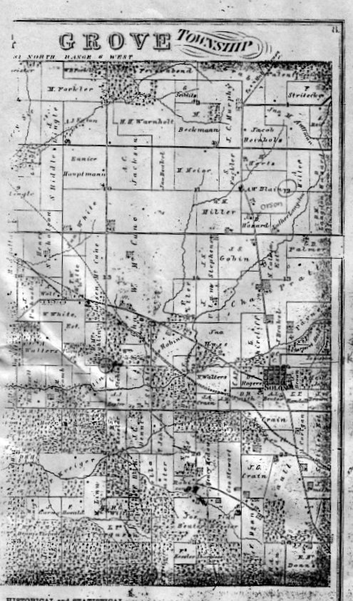 Big Grove Township Map